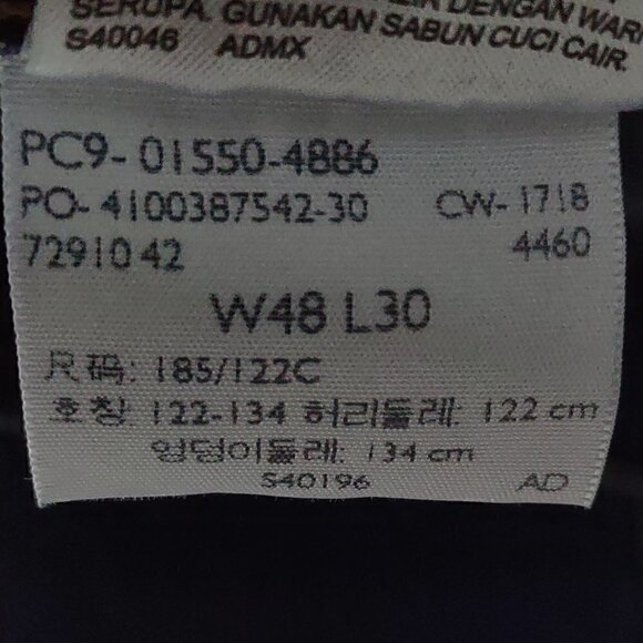 Levi 550 Men's 100% Cotton Blue Jeans Size 48X30 - Picture 9 of 10